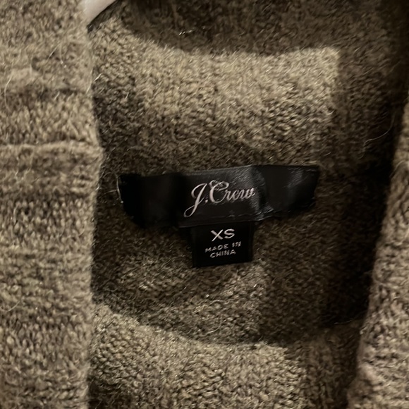 Olive green j. Crew turtleneck - Picture 3 of 3